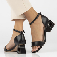 Leather sandals Filippo DS4440/23 BK black