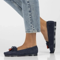 Leather loafers Filippo DP6136/25 NV navy