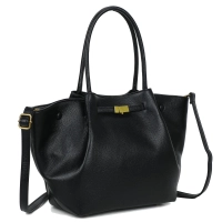 Black handbag prime clasp