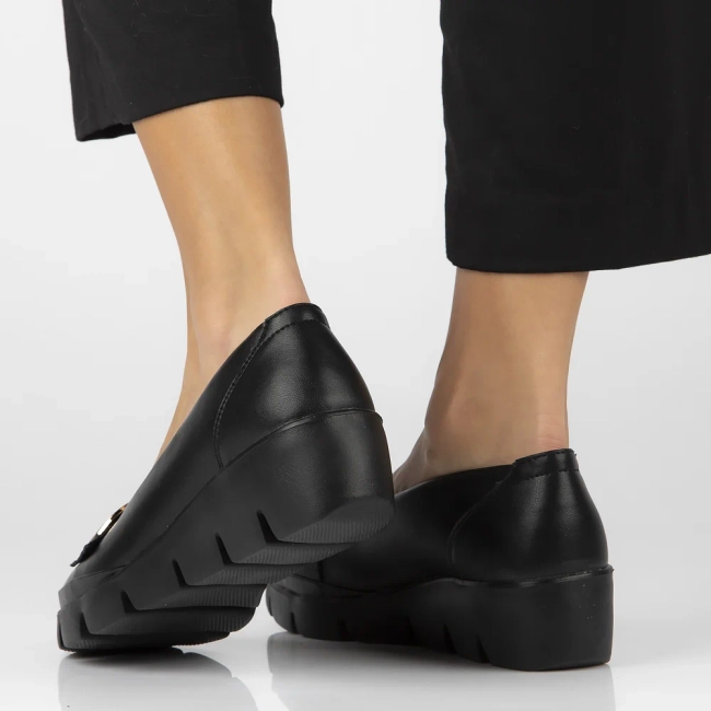 Leather shoes Filippo DP6465/24 BK black