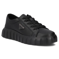 Leather sneakers Filippo DP4670/25 BK black