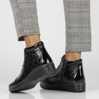 Leather ankle boots Filippo DBT3179/22 BK CR black