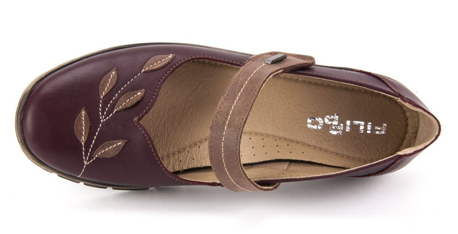 Shoes Filippo 341 C.Wiśnia