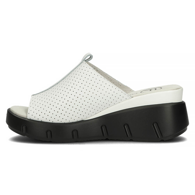 Leather flip-flops Filippo DK3594/22 WH white