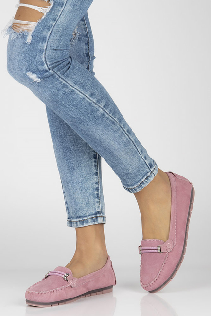 Leather loafers Filippo DP4548/23 PI pink