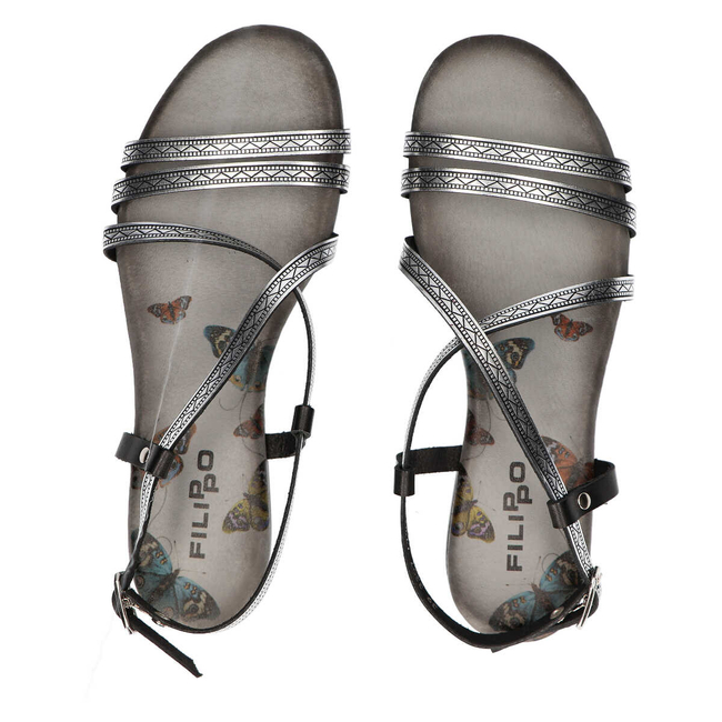 Sandals Filippo 03207-35/00-0 Silver
