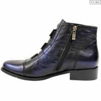 Botki GINA PIACCI 65-3558-f63-1g czarny/niebieski 8021793