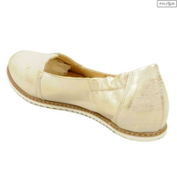 Baleriny EKSBUT 25-3876-672-1G złoto lico 8021041