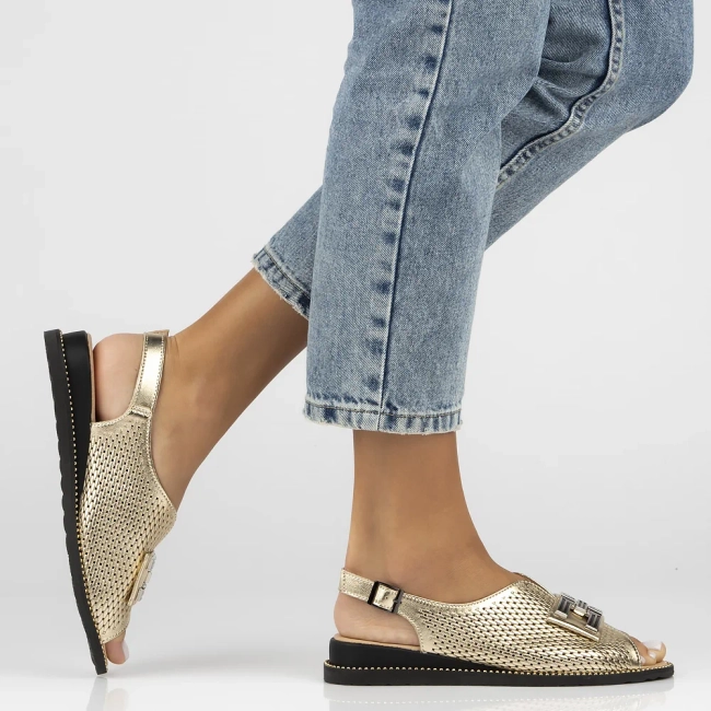 Leather sandals Filippo DS6032/25 GO gold