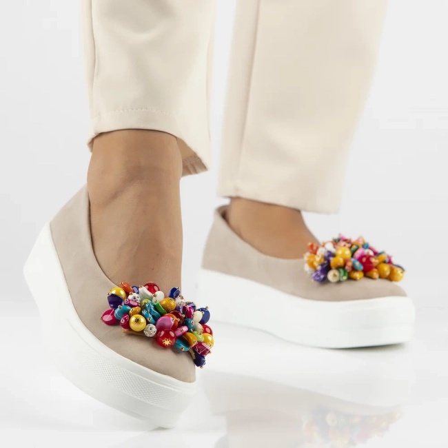 Leather shoes Filippo DP6024/24 BE beige