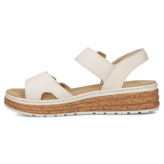 Sandals Rieker 62760-60 beige