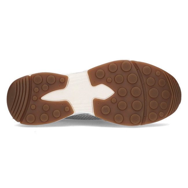 Skórzane sneakersy Filippo 087D białe złote