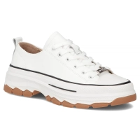 Leather sneakers Filippo DP7501/26 WH white