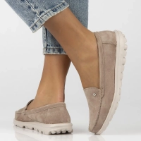 Leather loafers Filippo DP6751/25 BE beige