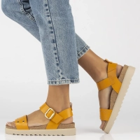 Skórzane sandały Yokono tunez TUNEZ-128 NAP MANGO