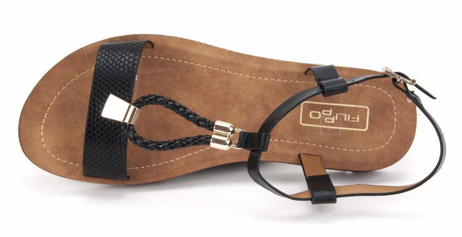 Sandały Filippo DS104/18 BK black