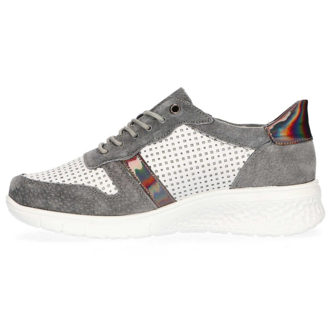 Leather shoes Filippo DP1389/20 WH GR Grey