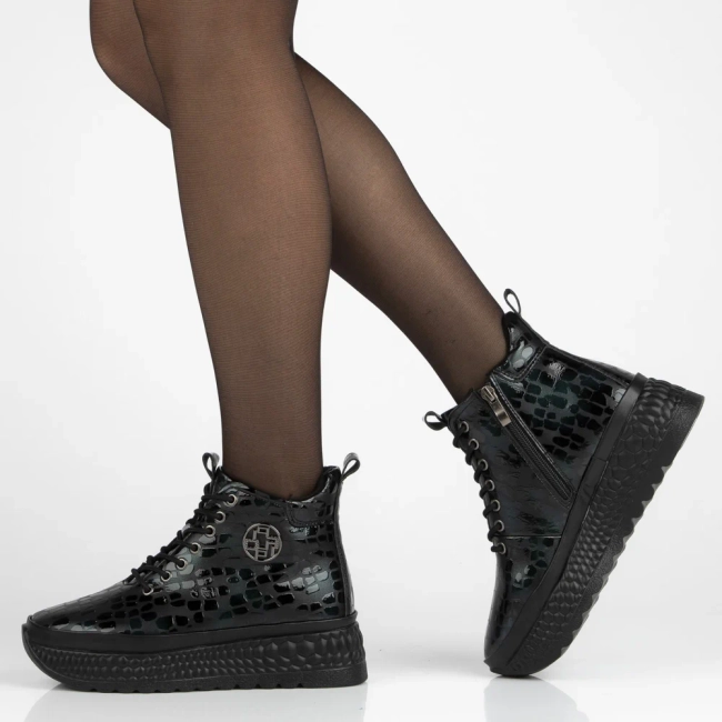 Leather ankle boots Filippo DBT7278/25 GE dark green