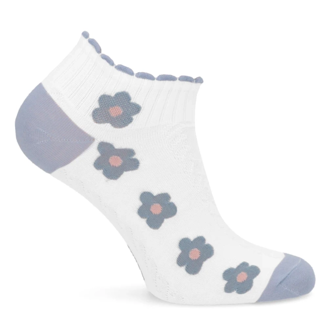 Women's Socks 2401-13 braid white
