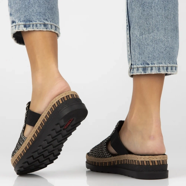 Flip-flops Rieker V7953-00 black