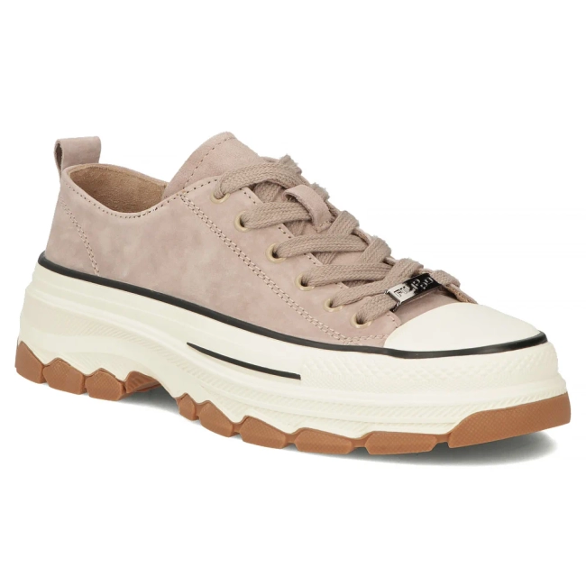 Leather sneakers Filippo DP7501/26 BE Beige