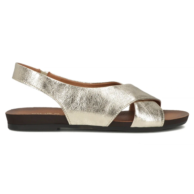 Leather sandals Filippo 40407 gold