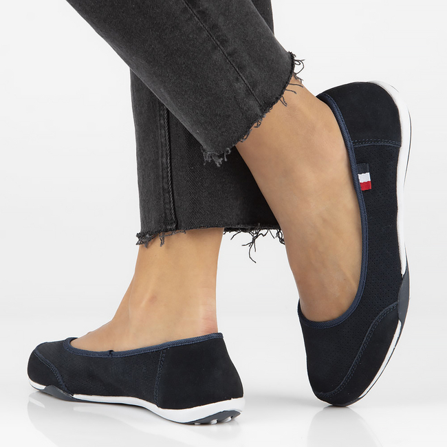 Leather shoes Filippo DP143/23 NV navy blue