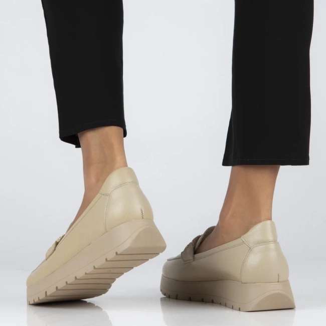 Leather shoes Filippo 20141 beige