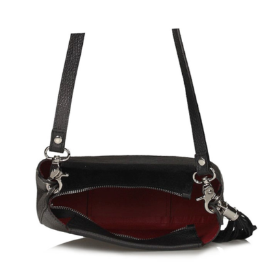 Handbag Toscanio Leather Messenger Bag A275 black