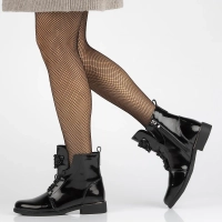 Leather ankle boots Filippo DBT6476/25 BK black