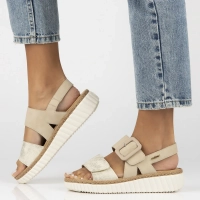 Sandals Rieker 69260-60 beige