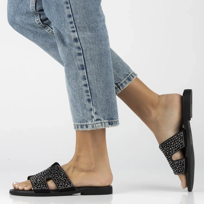 Slippers Filippo DK6973/25 BK black