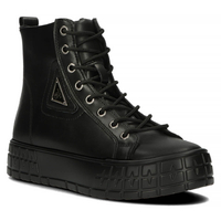 Skórzane trzewiki Filippo DBT3951/22 BK czarne