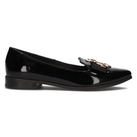 Leather loafers Filippo 2588 black lacquered