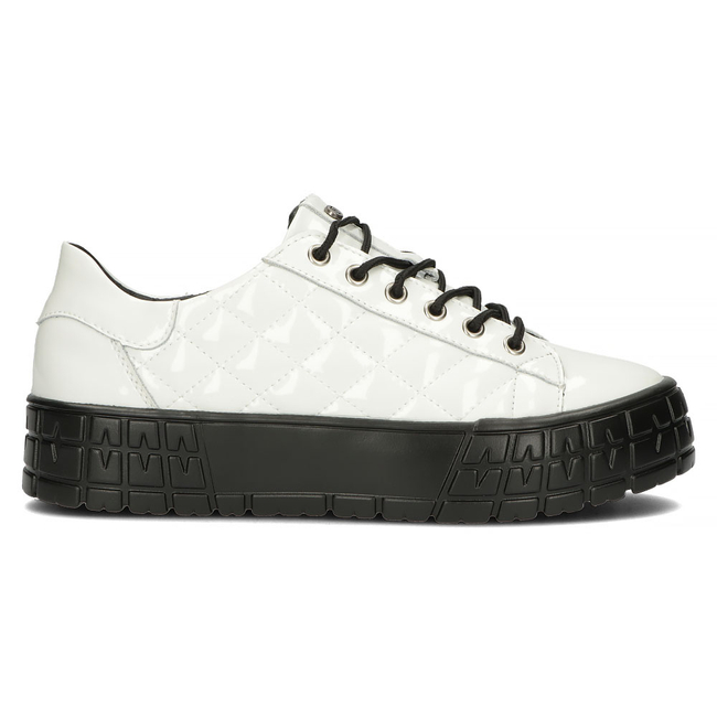 Skórzane półbuty FILIPPO DP3932/22 WH białe