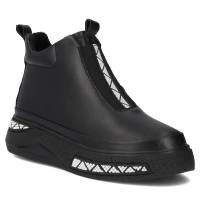 Leather ankle boots Filippo DBT7277/25 BK black