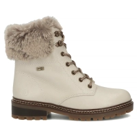 Leather boots Remonte D0B74-80 beige