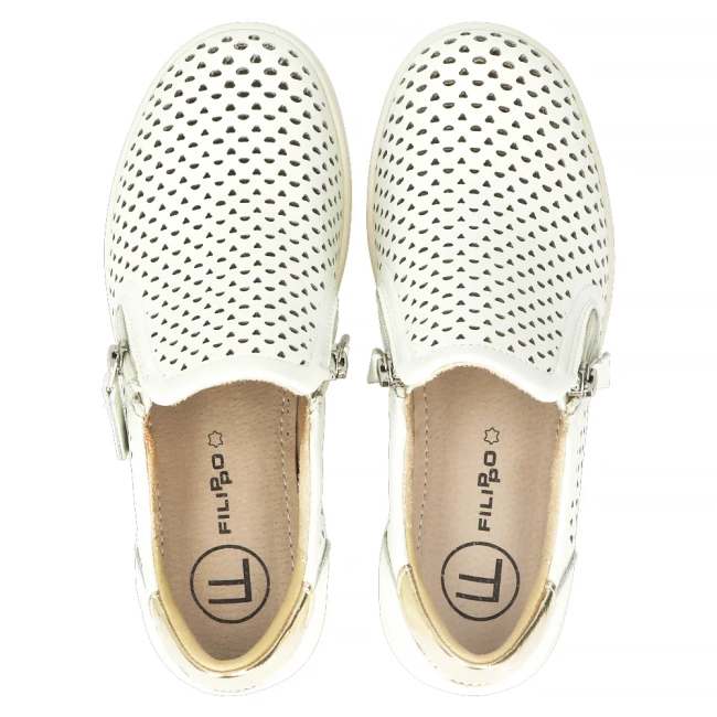 Leather shoes DP6210/24 BE beige