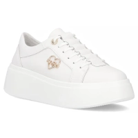 Leather sneakers Filippo DP6058/25 WH H white