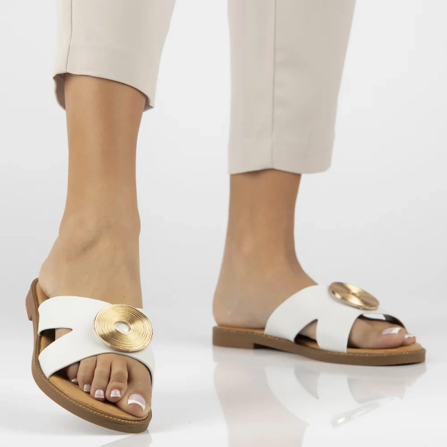 Slippers Filippo DK6923/25 WH white