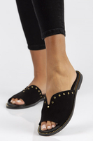 Leather Slippers Filippo LH-425 black