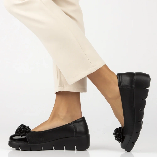 Leather shoes Filippo DP6783/25 BK black