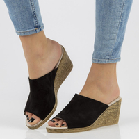 Leather flip-flops Filippo DK2143/21 BK black