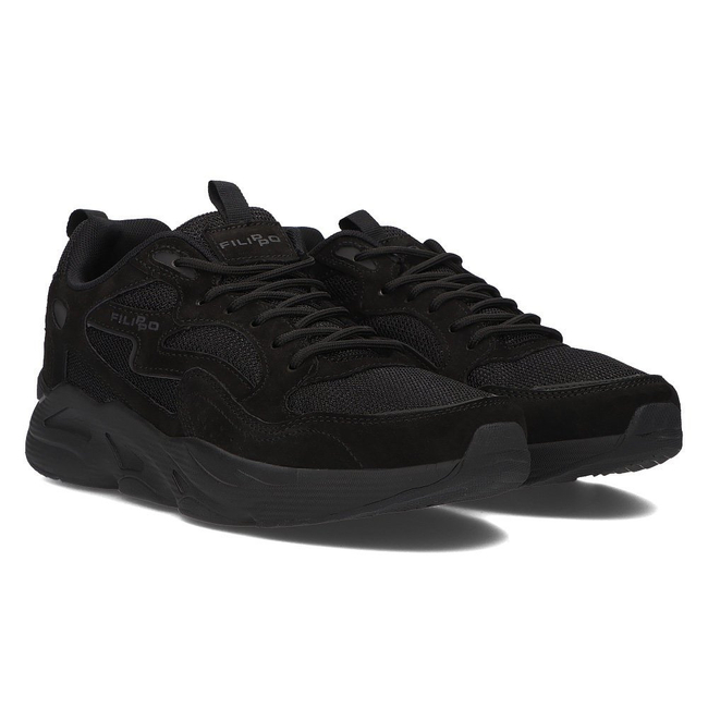 Leather Sneakers Filippo MSP2116/21 Bk black