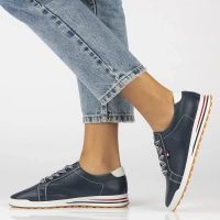 Leather shoes Filippo DP3509/24 NV navy