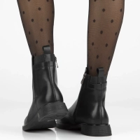 Leather ankle boots Filippo DBT7200/25 BK black