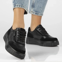 Leather shoes Filippo DP6456/24 BK black