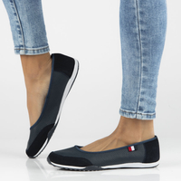 Leather shoes Filippo DP142/23 NV navy blue