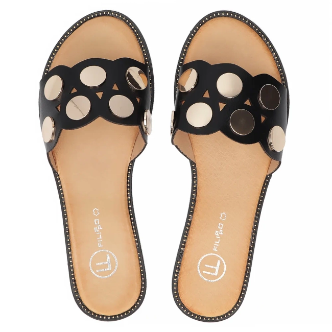 Flip-flops Filippo DK6924/25 BK black