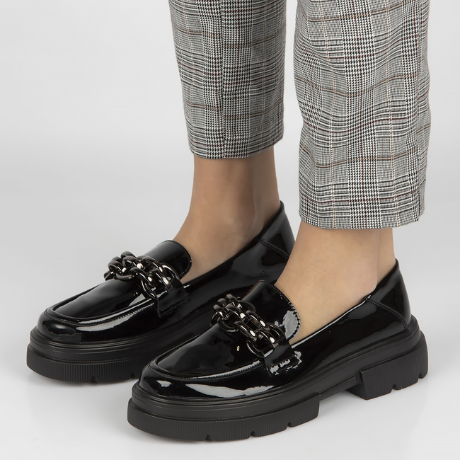 Leather shoes Filippo DP4564/23 BK black